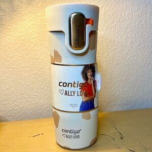 CONTIGO Ally Tumbler 16oz *Oatmeal Cowhide Couture* 100% leak proof NWT